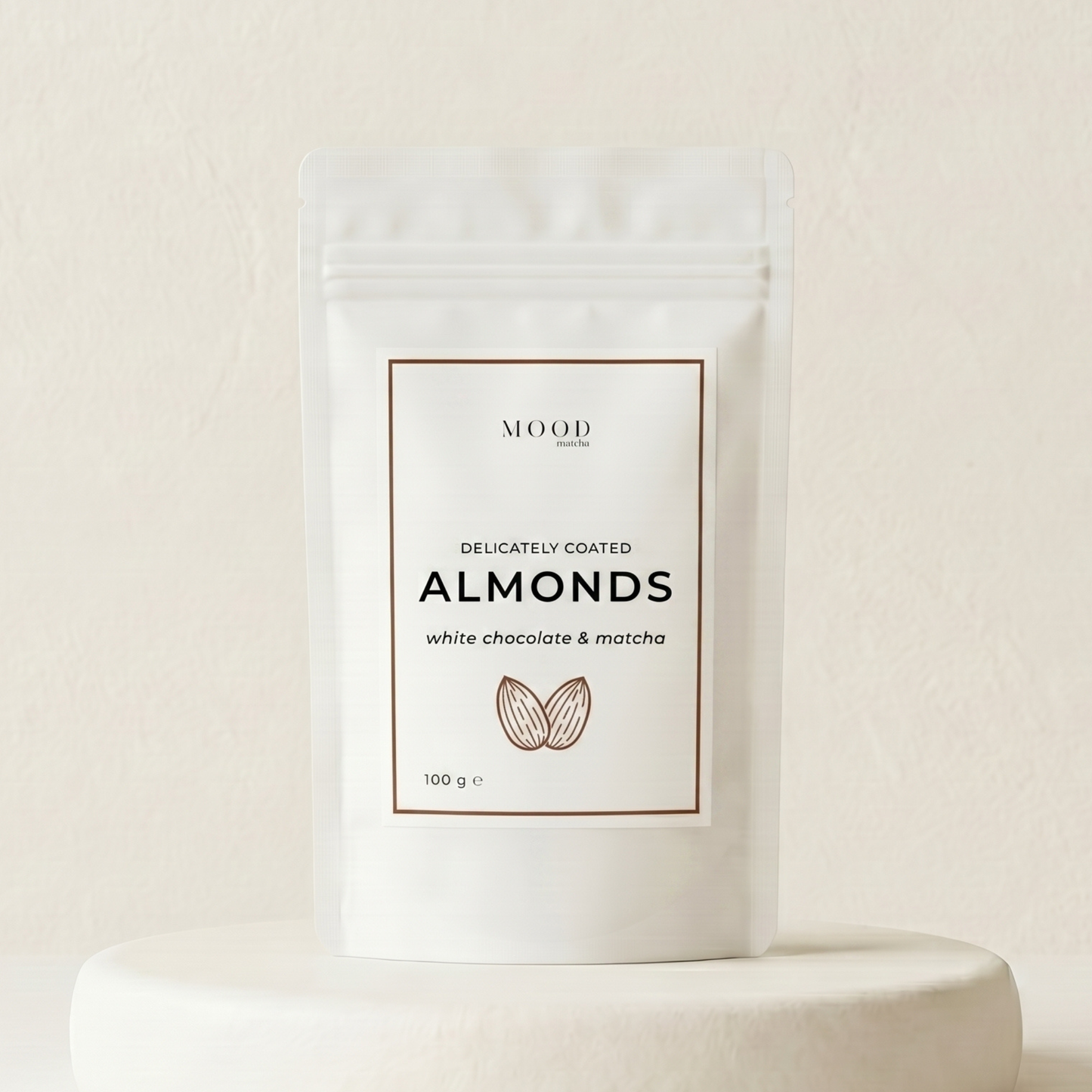 White Chocolate & Matcha Almonds 100g